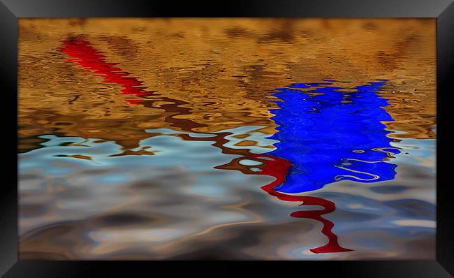 Reflection of a bucket and spade Framed Print by Mark Bunning