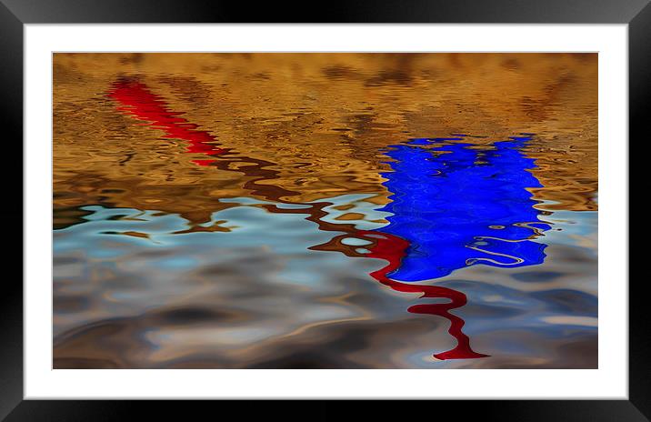 Reflection of a bucket and spade Framed Mounted Print by Mark Bunning