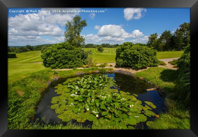 Wensum Valley Golf course Framed Print by Mark Bunning