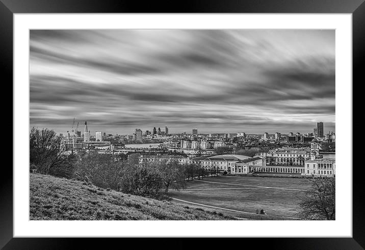 Greenwich View Framed Mounted Print by Vinicios de Moura