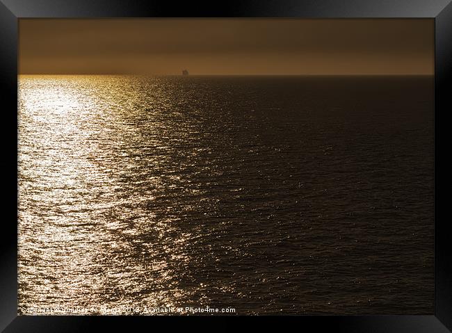 Sunrise view from the Ferry Framed Print by Vinicios de Moura