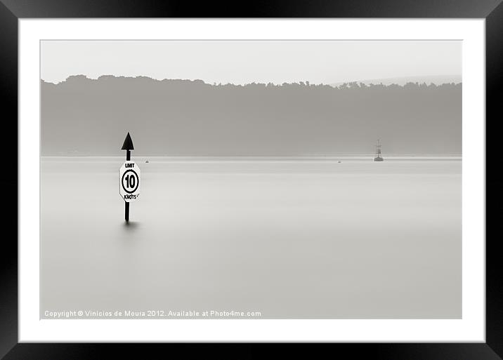 Speed Limit Framed Mounted Print by Vinicios de Moura