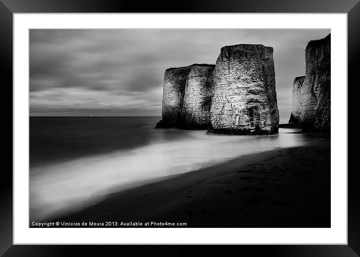 Botany Bay, Isle of Thanet Framed Mounted Print by Vinicios de Moura