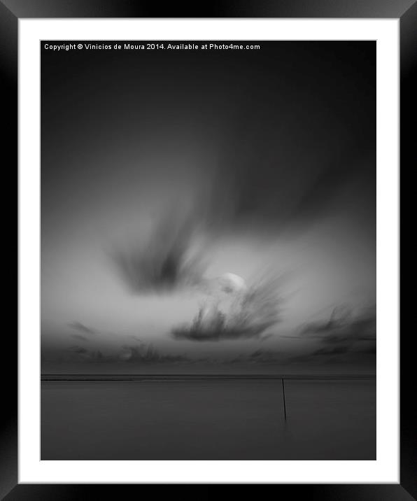 Alone III, Silence Study Framed Mounted Print by Vinicios de Moura