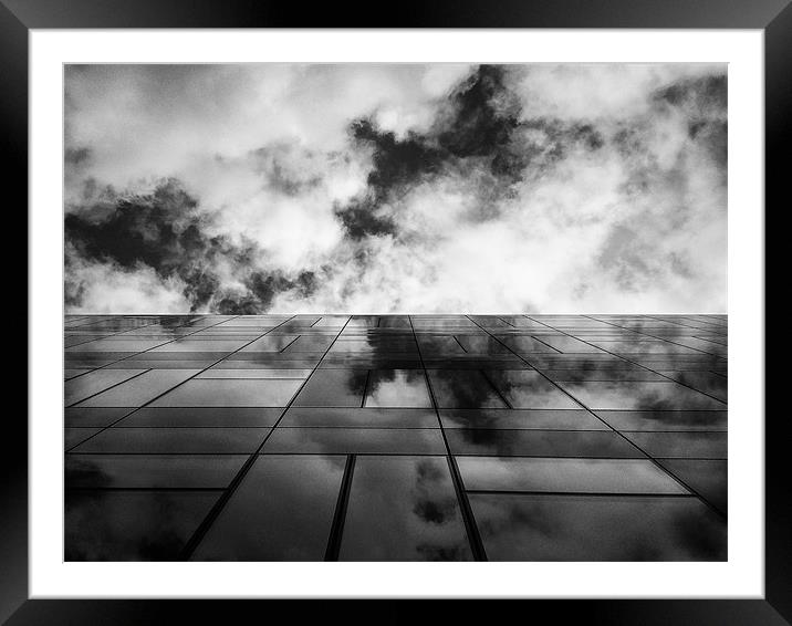 Glass Building Framed Mounted Print by Sam Burton