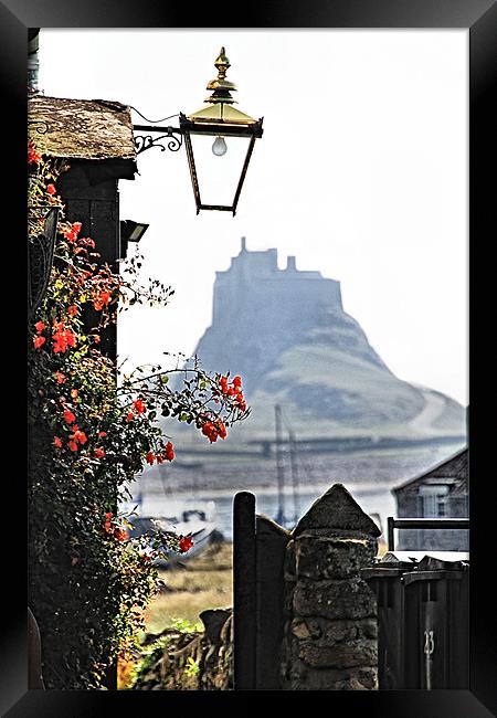 On The Way To Lindisfarne Castle Framed Print by Paul M Baxter