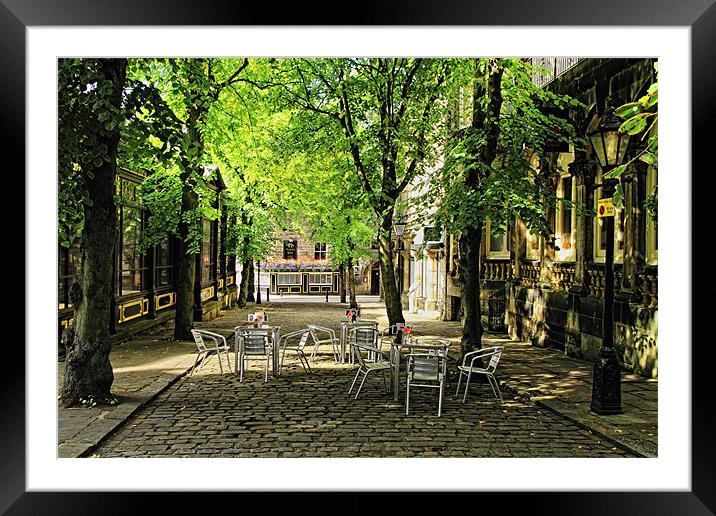 Summer Boulevard, Crown Place Harrogate Framed Mounted Print by Paul M Baxter