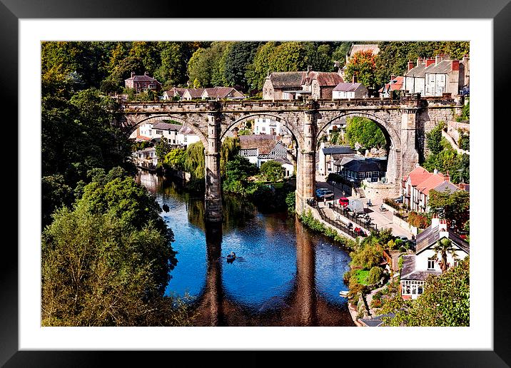  Knaresborough Viaduct Framed Mounted Print by Paul M Baxter