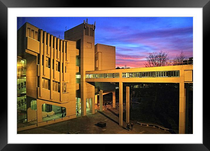 Roger Stevens Building University of Leeds Framed Mounted Print by Paul M Baxter