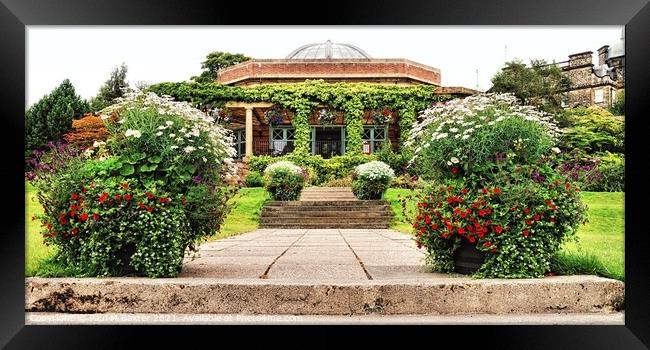 The Sun Pavilion, Valley Gardens Harrogate  Framed Print by Paul M Baxter