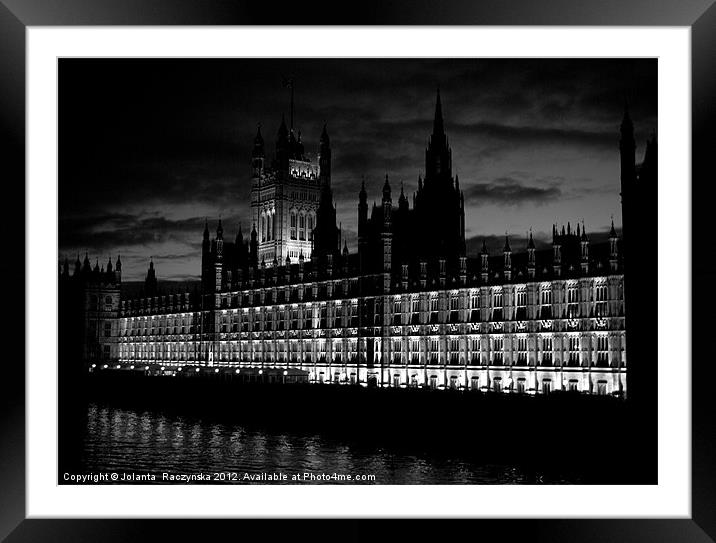 Parliament Framed Mounted Print by Jolanta  Raczynska