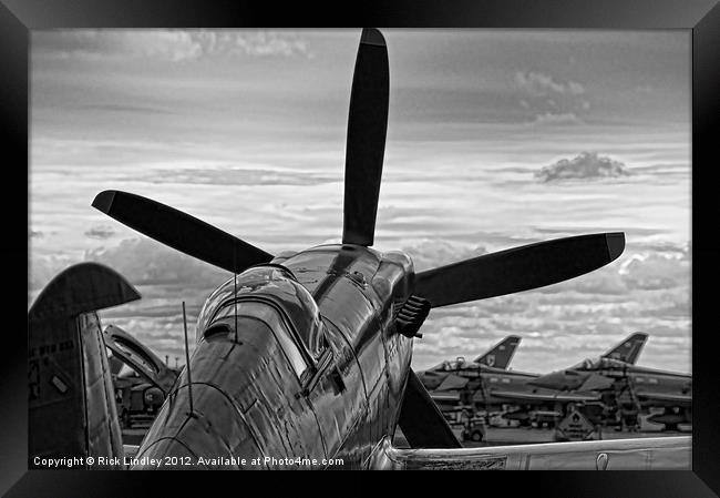 RAF old and new Framed Print by Rick Lindley