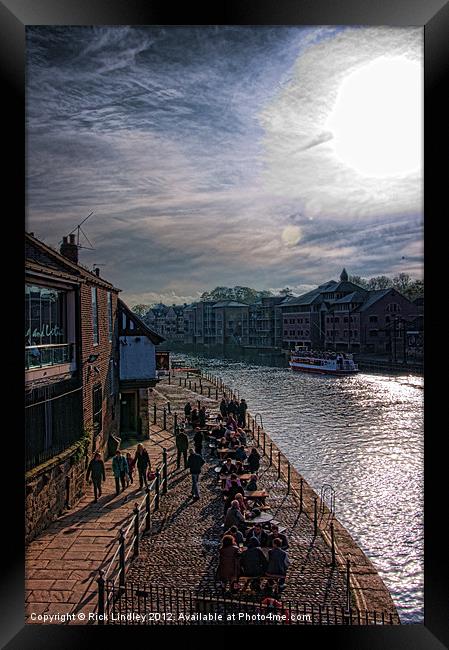 Riverside York Framed Print by Rick Lindley