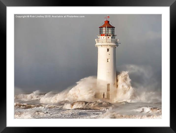  The Storm Framed Mounted Print by Rick Lindley