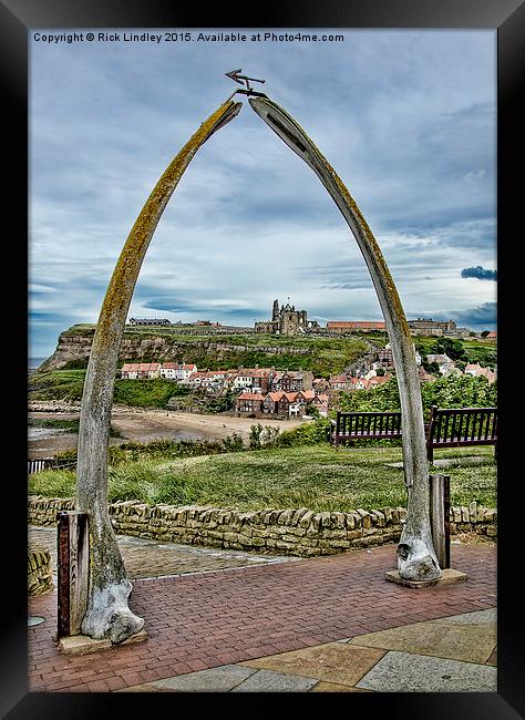  Whitby Abbey Framed Print by Rick Lindley