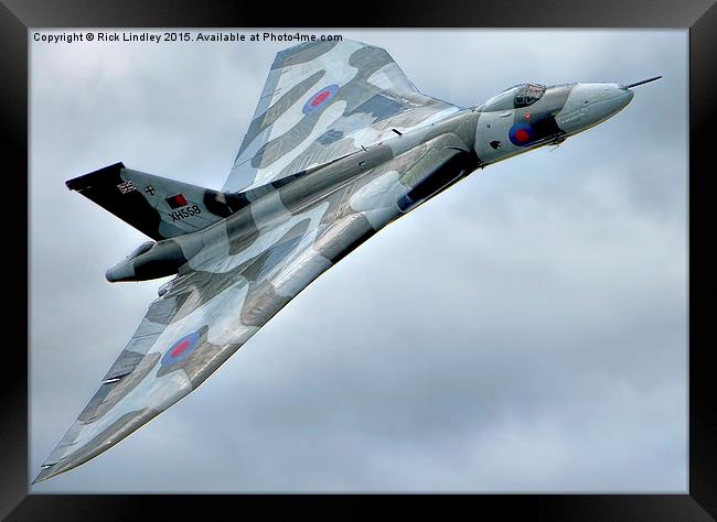  XH 558 Framed Print by Rick Lindley