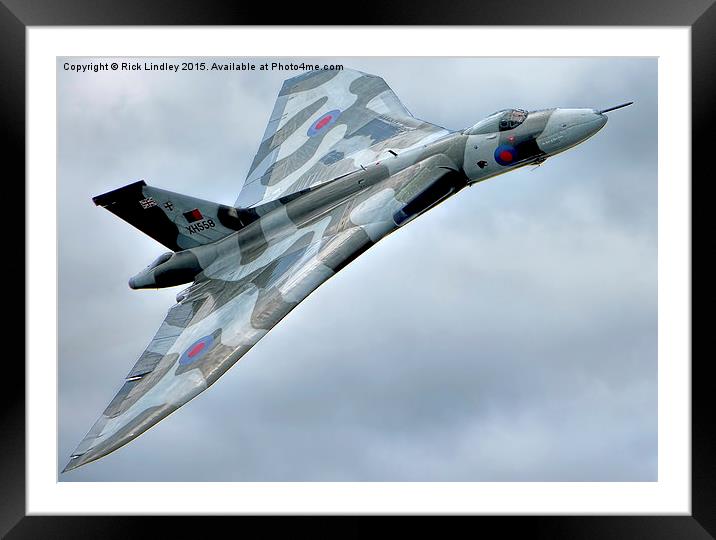  XH 558 Framed Mounted Print by Rick Lindley