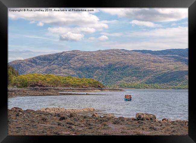  Loch Sunart Scotland Framed Print by Rick Lindley