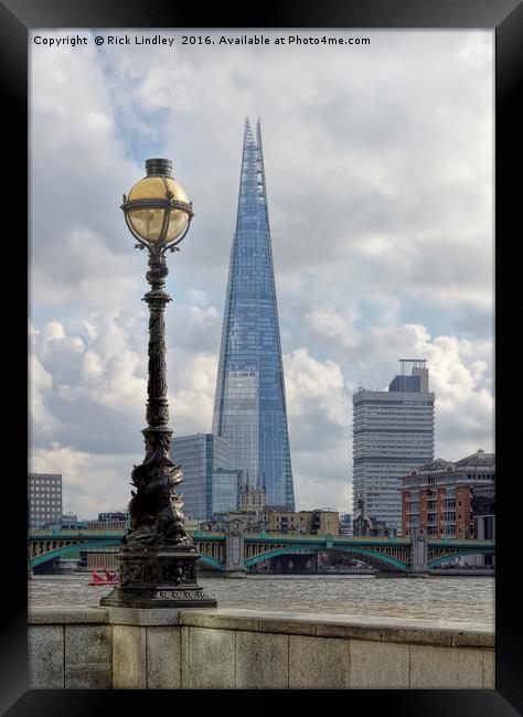 The Shard Framed Print by Rick Lindley