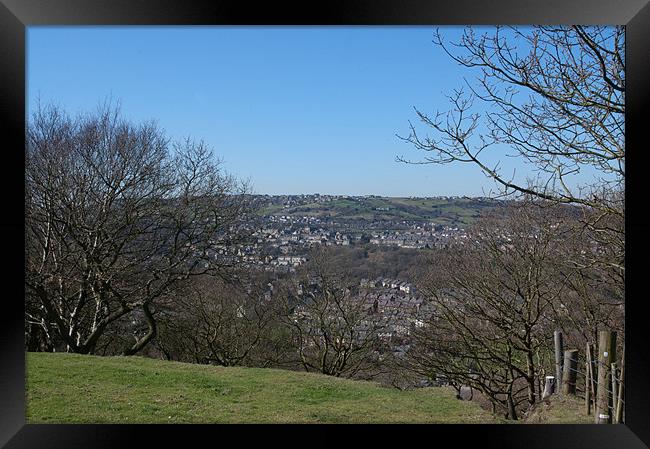 Colne Valley View Framed Print by Paul Oakes