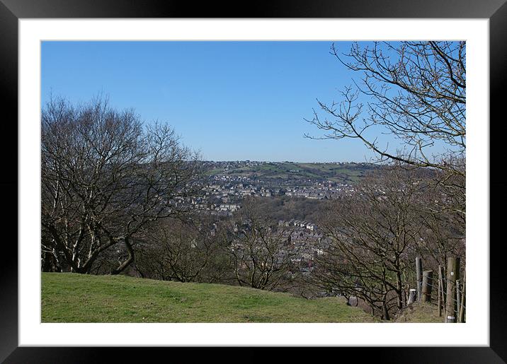Colne Valley View Framed Mounted Print by Paul Oakes