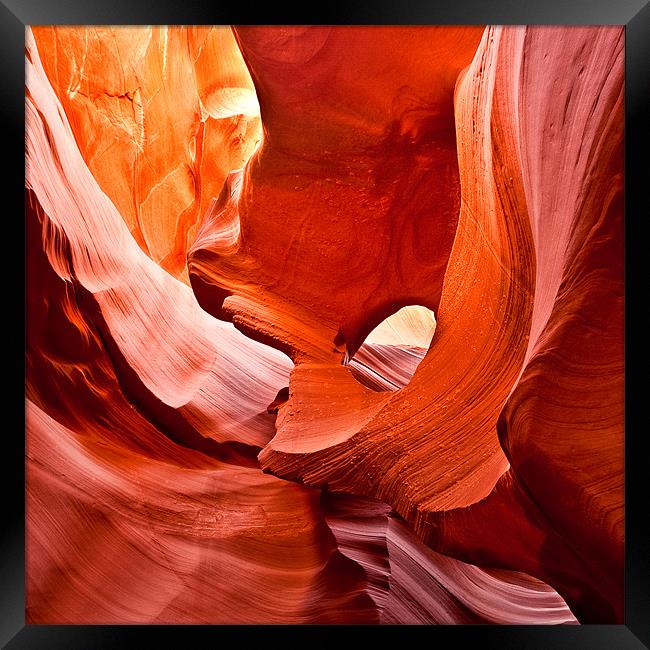 Lower Antelope Canyon,Page,Arizona Framed Print by Keith Barker