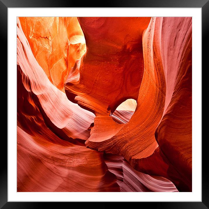 Lower Antelope Canyon,Page,Arizona Framed Mounted Print by Keith Barker