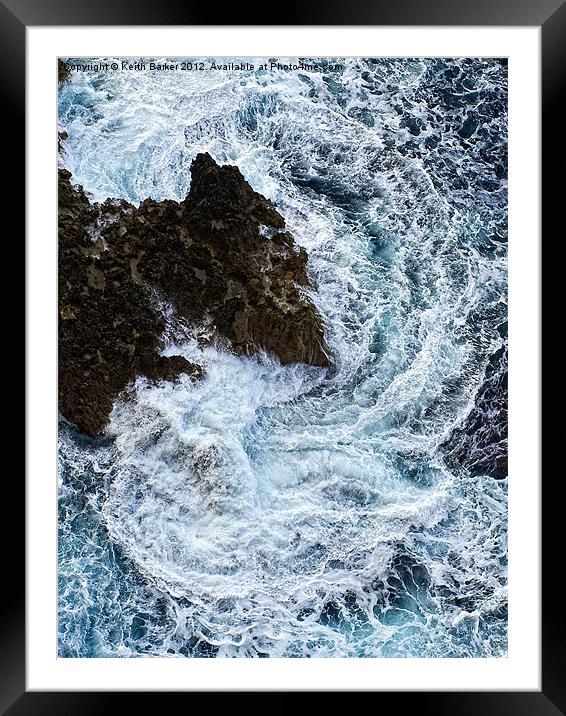North Majorca Seascape Framed Mounted Print by Keith Barker