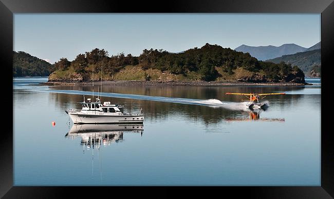 Beaver Landing Framed Print by Keith Barker