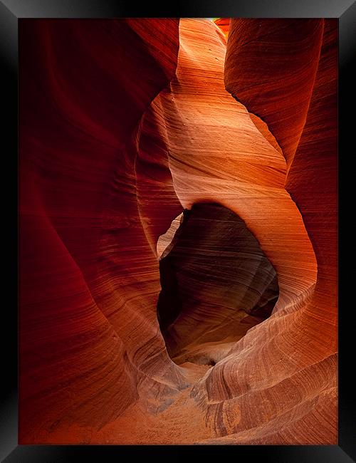 Sandstone Portal Framed Print by Keith Barker