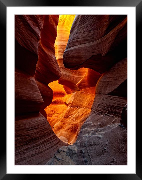 The Fire Beyond Framed Mounted Print by Keith Barker