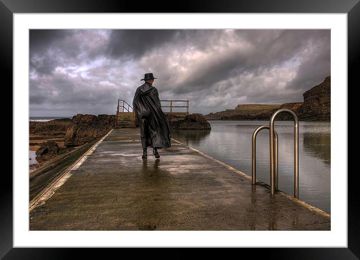 Stormy Weather at Bude Framed Mounted Print by Keith Barker