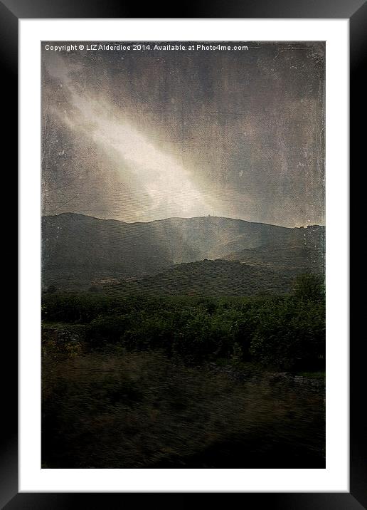  A Ray of Hope Framed Mounted Print by LIZ Alderdice