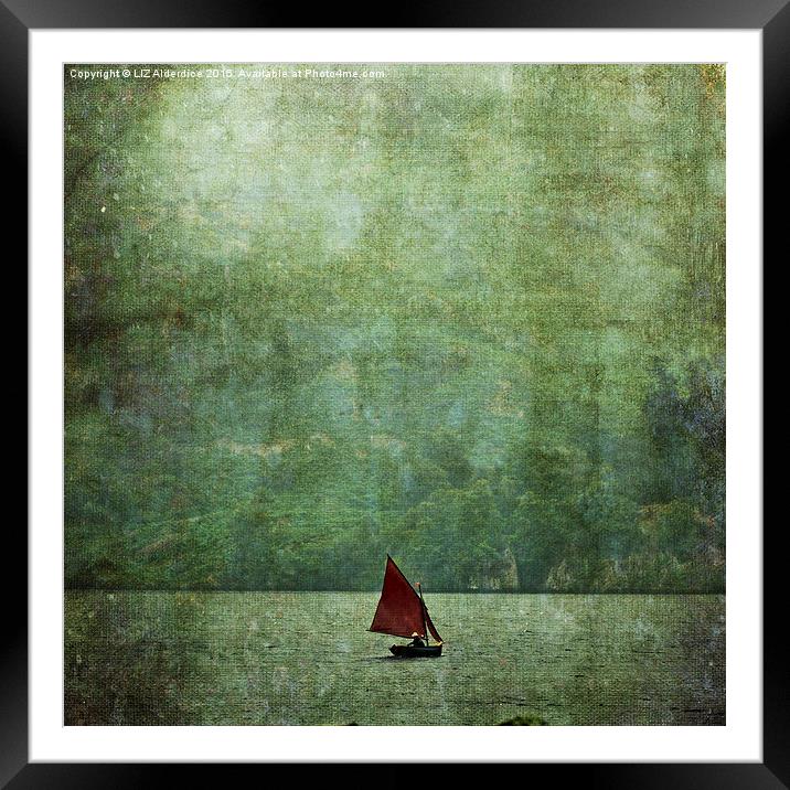 Ullswater Sailing Framed Mounted Print by LIZ Alderdice