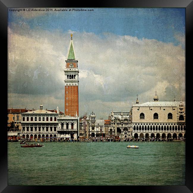  Venice Framed Print by LIZ Alderdice