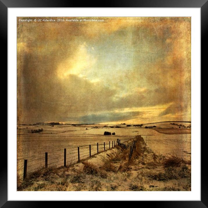 Winter in the Shire Framed Mounted Print by LIZ Alderdice