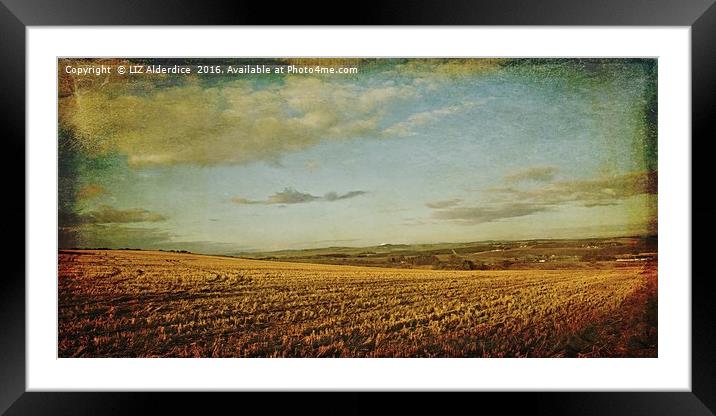 Over The Hills and Far Away Framed Mounted Print by LIZ Alderdice
