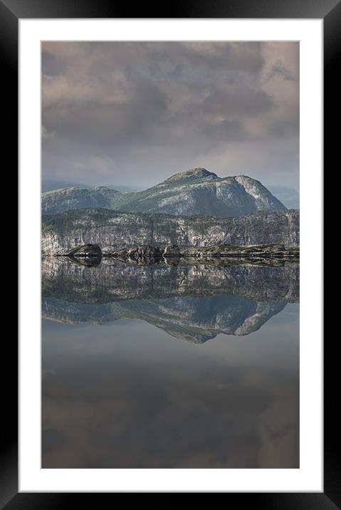 Mountain Reflection Framed Mounted Print by Natures' Canvas: Wall Art  & Prints by Andy Astbury