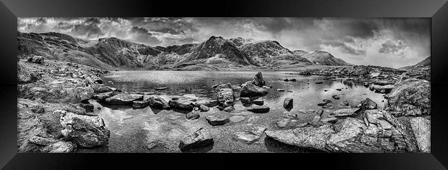 Cwm Idwal & The Devils Kitchen Framed Print by Natures' Canvas: Wall Art  & Prints by Andy Astbury