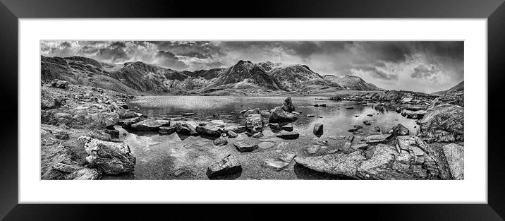 Cwm Idwal & The Devils Kitchen Framed Mounted Print by Natures' Canvas: Wall Art  & Prints by Andy Astbury