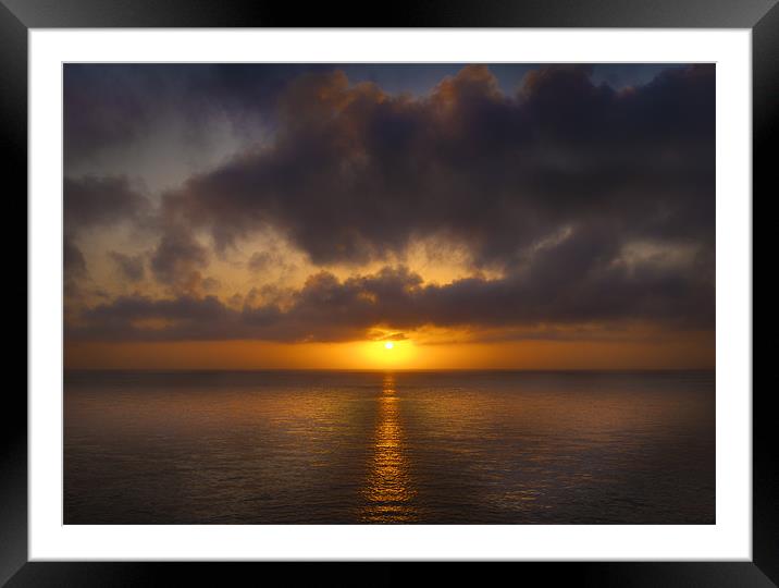Skomer Sunset Framed Mounted Print by Natures' Canvas: Wall Art  & Prints by Andy Astbury