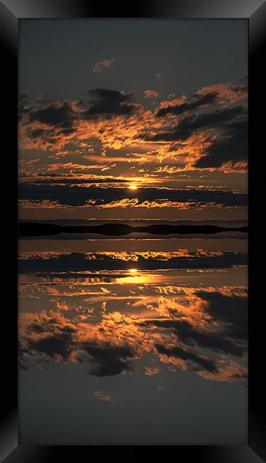 False Sunset Framed Print by Natures' Canvas: Wall Art  & Prints by Andy Astbury