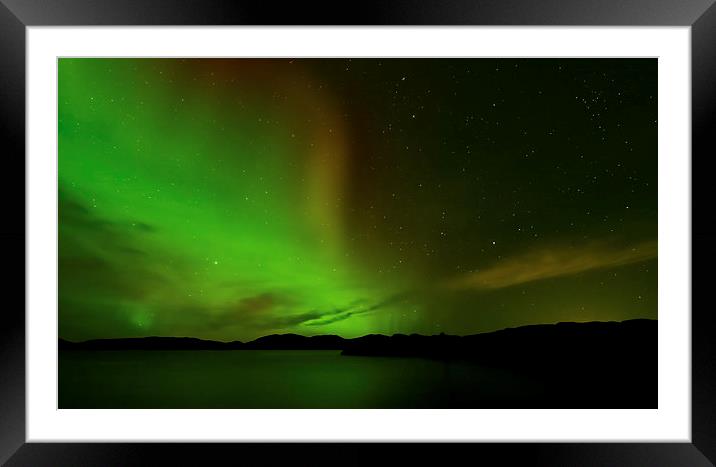 Aurora Borealis Framed Mounted Print by Natures' Canvas: Wall Art  & Prints by Andy Astbury