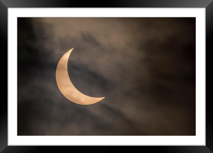 Partial Solar Eclipse Framed Mounted Print by Natures' Canvas: Wall Art  & Prints by Andy Astbury