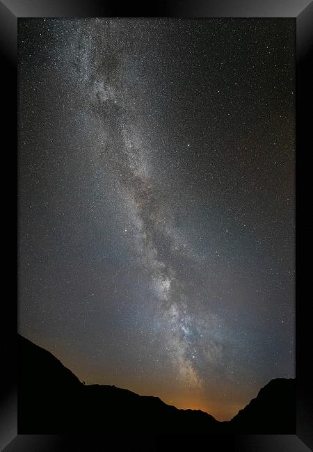 The Milky Way - Our Home in Space Framed Print by Natures' Canvas: Wall Art  & Prints by Andy Astbury