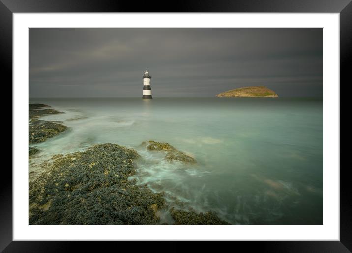 Lighthouse at Penmon Point Framed Mounted Print by Natures' Canvas: Wall Art  & Prints by Andy Astbury
