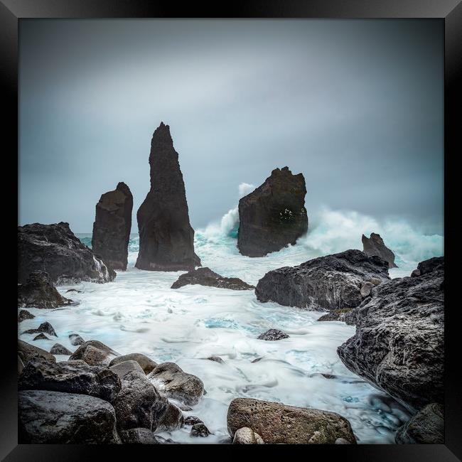 Stormy Iclandic Seas Framed Print by Natures' Canvas: Wall Art  & Prints by Andy Astbury