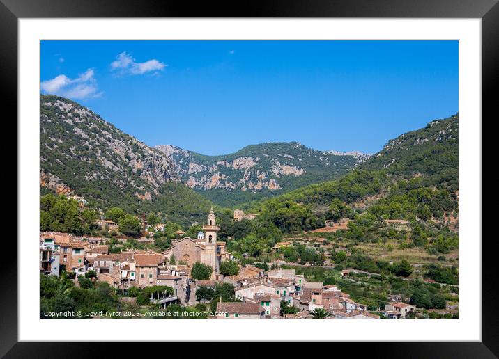 Enchanting Valldemossa: A Mountainous Spanish Idyl Framed Mounted Print by David Tyrer