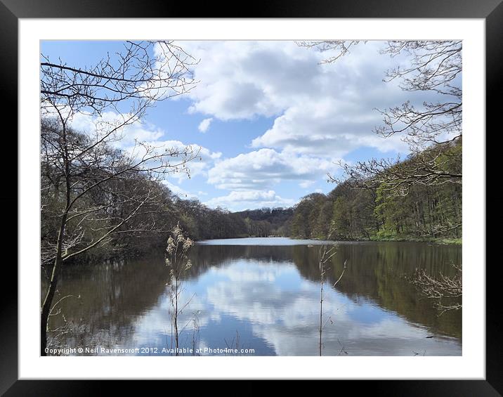 Keg Pool Framed Mounted Print by Neil Ravenscroft