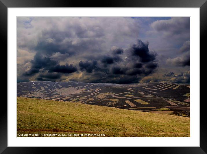 Approaching Storm Framed Mounted Print by Neil Ravenscroft